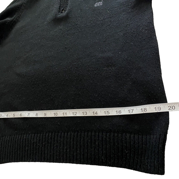 Mistral Sweater Womens Size S Small Black 1/4 Zip Acrylic Pullover Sweater - Picture 9 of 12